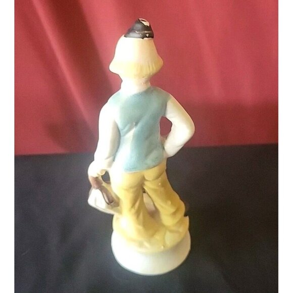 Vintage Hobo Derby 6 1/4" Clown Bisque Figurine - Picture 3 of 10